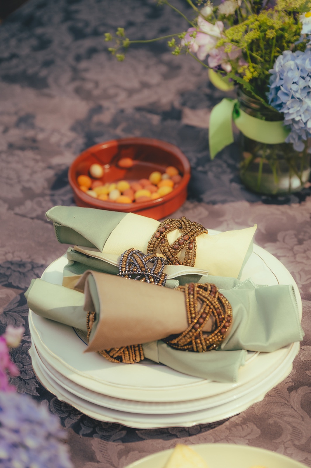 Italiaans gedekte tafels voor het diner, foto door Thijs Blom