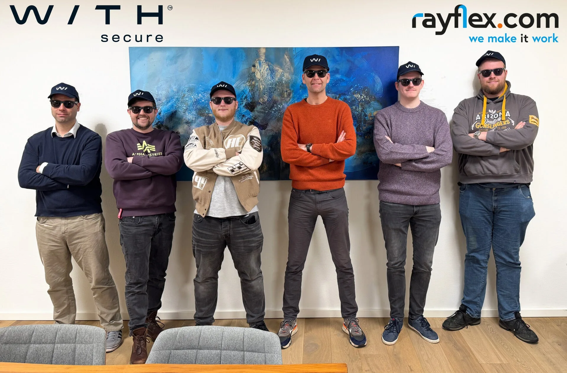 Een deel van het RayFlexCom-team